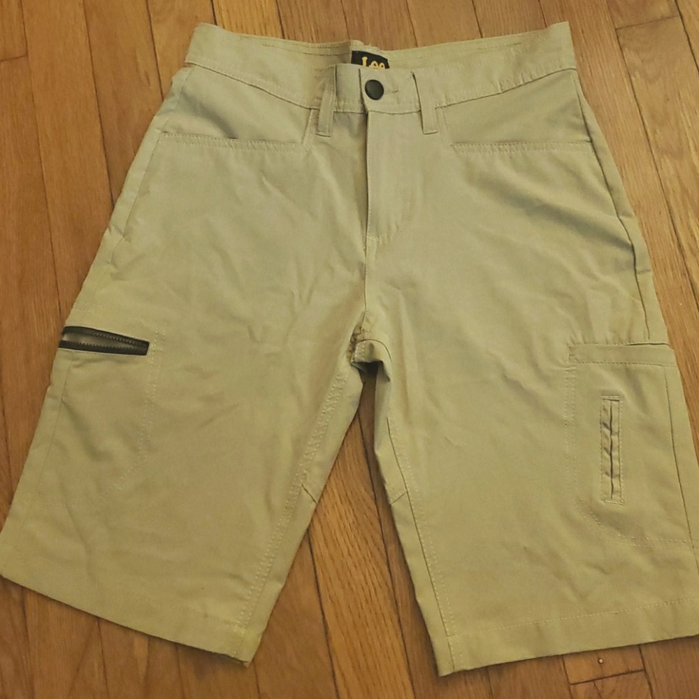 Lee Beige Cargo Style Shorts